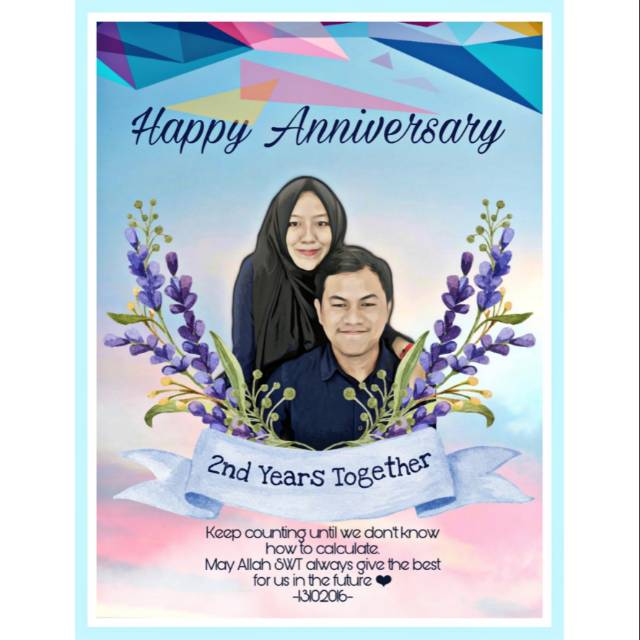 

Vector art | Vektor art | karikatur wajah | Hadiah anniversary | Hadiah ultah | Hadiah Pacar