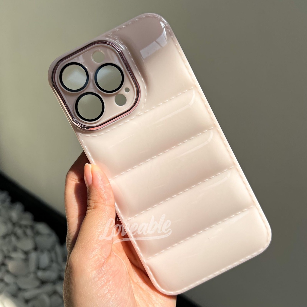 Glossy puff chrome campro for iphone 7 8 plus xr xs max 11 12 13 pro max