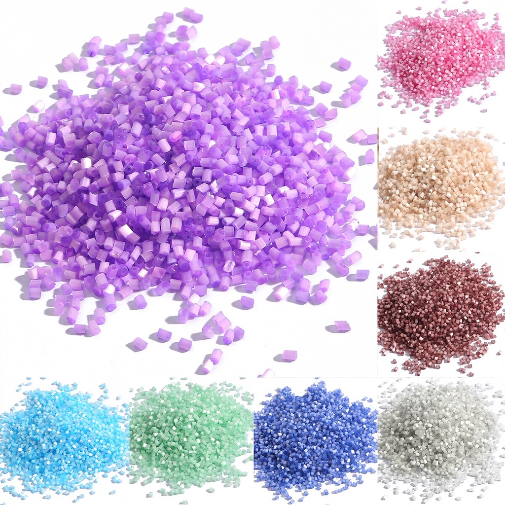 Multi warna Czech Glass Seed Beads 3600 pcs/lot 2mm Putaran Tabung Spacer Beads Untuk DIY Membuat Perhiasan Kalung Gelang Aksesori