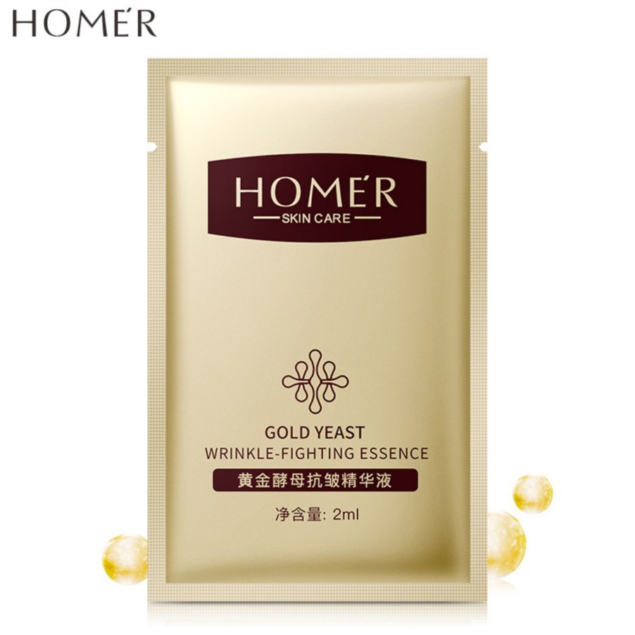 HMGY homer gold yeast wrinkel fighting face sheet mask masker wajah ke