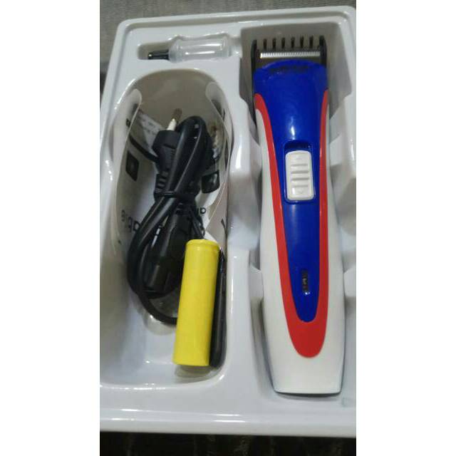 Alat cukur model jenggot kumis rambut bayi pria recharger baterai aa  hair trimmer