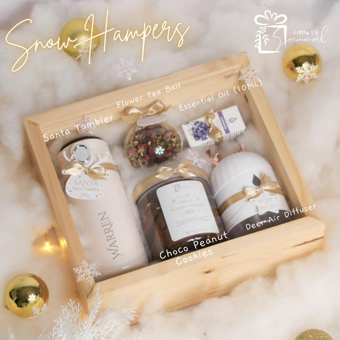 

SNOW HAMPERS - CHRISTMAS YEAR END PARCEL/ KADO NATAL / XMAS GIFT SET DC452CD3