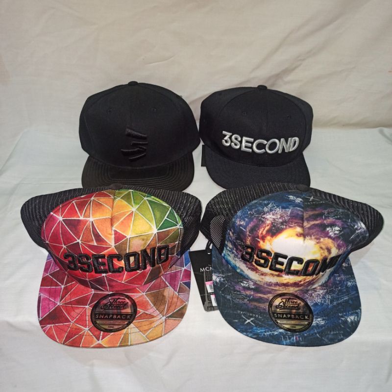 TOPI SNAPBACK 3SECOND ORIGINAL