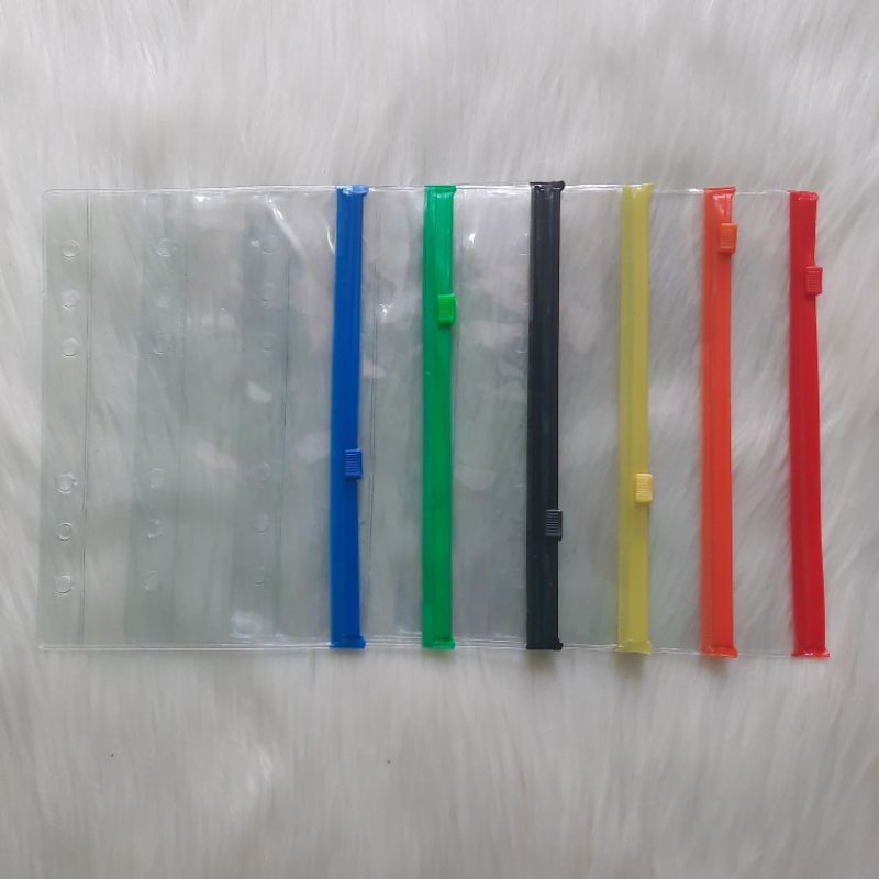 

Zipper Pocket Ziplock Binder Multifungsi A6 (6ring)
