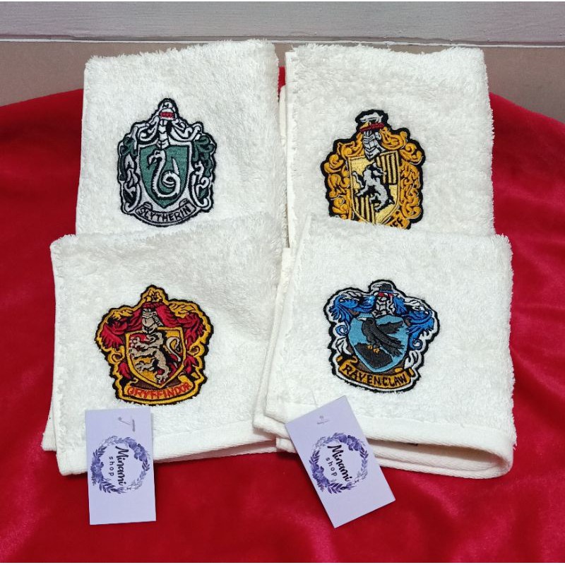 sapu tangan handuk terry palmer bordir harry poter