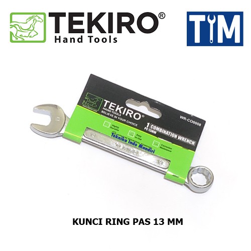 TEKIRO Kunci Ring Pas 13 mm