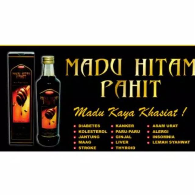 

Madu hitam pahit