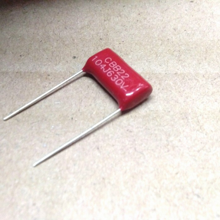 Capacitor Kapasitor Milar 100nF 630V Milar 104J 630V