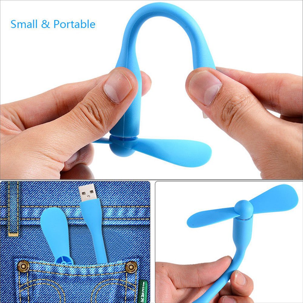 Kipas Angin Mini Usb Fan Flexible Portable