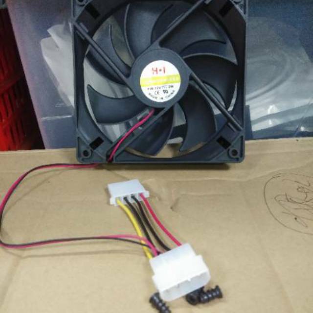 Fan Casing 12Cm Hitam / CPU Cooler 12Cm Hitam