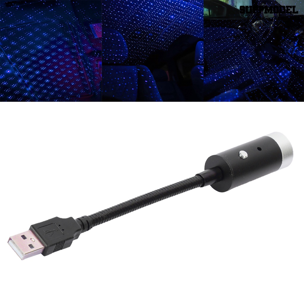 Suppmodel Lampu Proyeksi Bintang Mini Tenaga USB Dengan Kontrol Suara Untuk Mobil