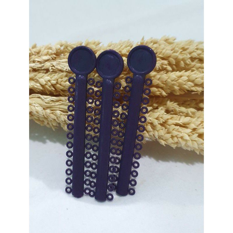 Karet power o creatif warna ungu metalik