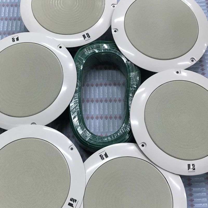 SPEAKER CEILING PLAFON SET AMPLIFIER SPEAKER TOA SET UNTUK TOKO CAFE RESTAURAN