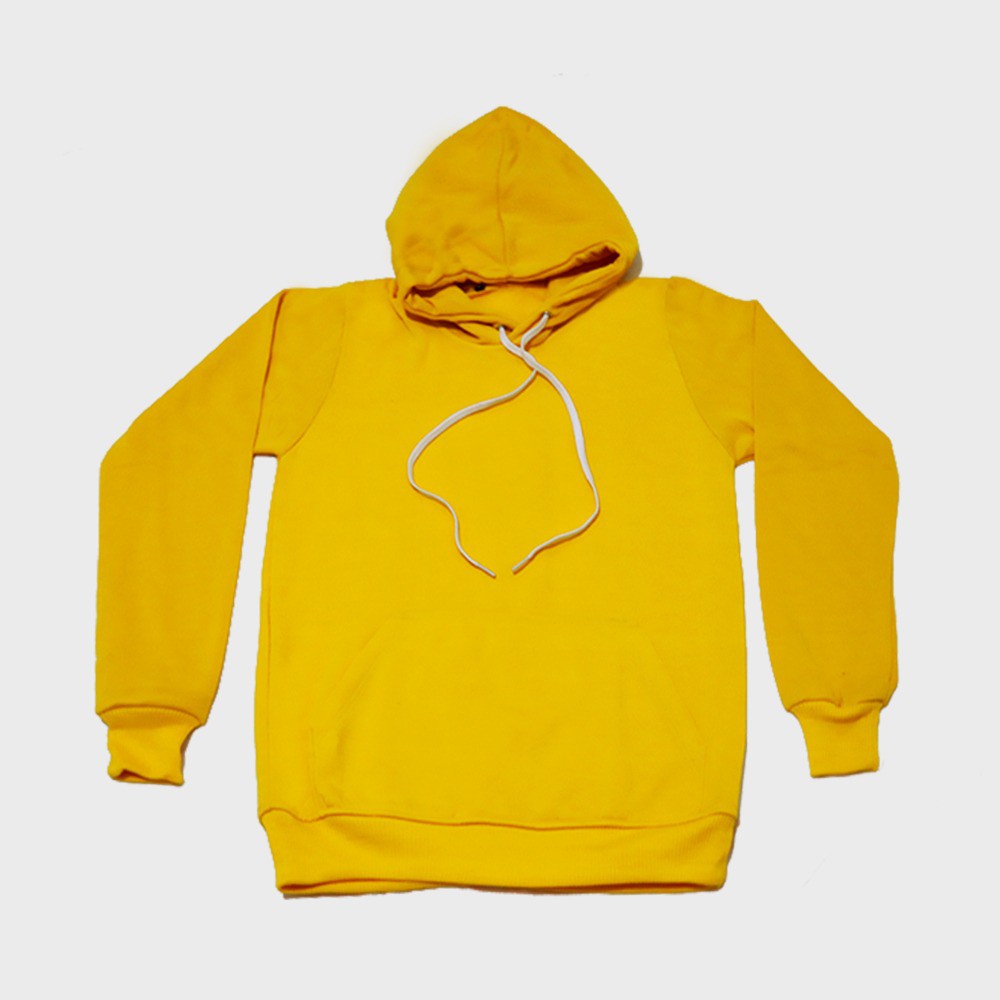 

Hoodie Yellow Polos Basic No Label No Tag