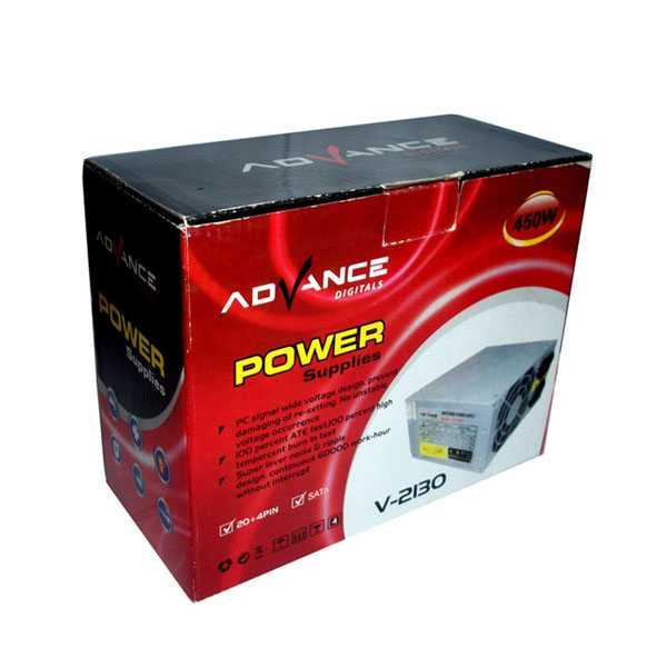 AE Advance V-2130 Power Supply 450 Watt - PSU Pure - PSU Komputer - PSU PC