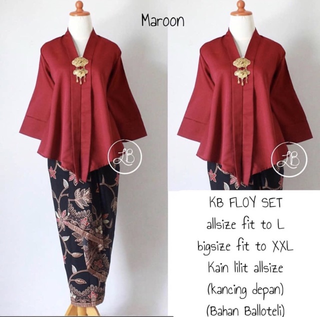 PROMO DISC!! KEBAYA KUTUBARU SET FLOY / KEBAYA MODERN