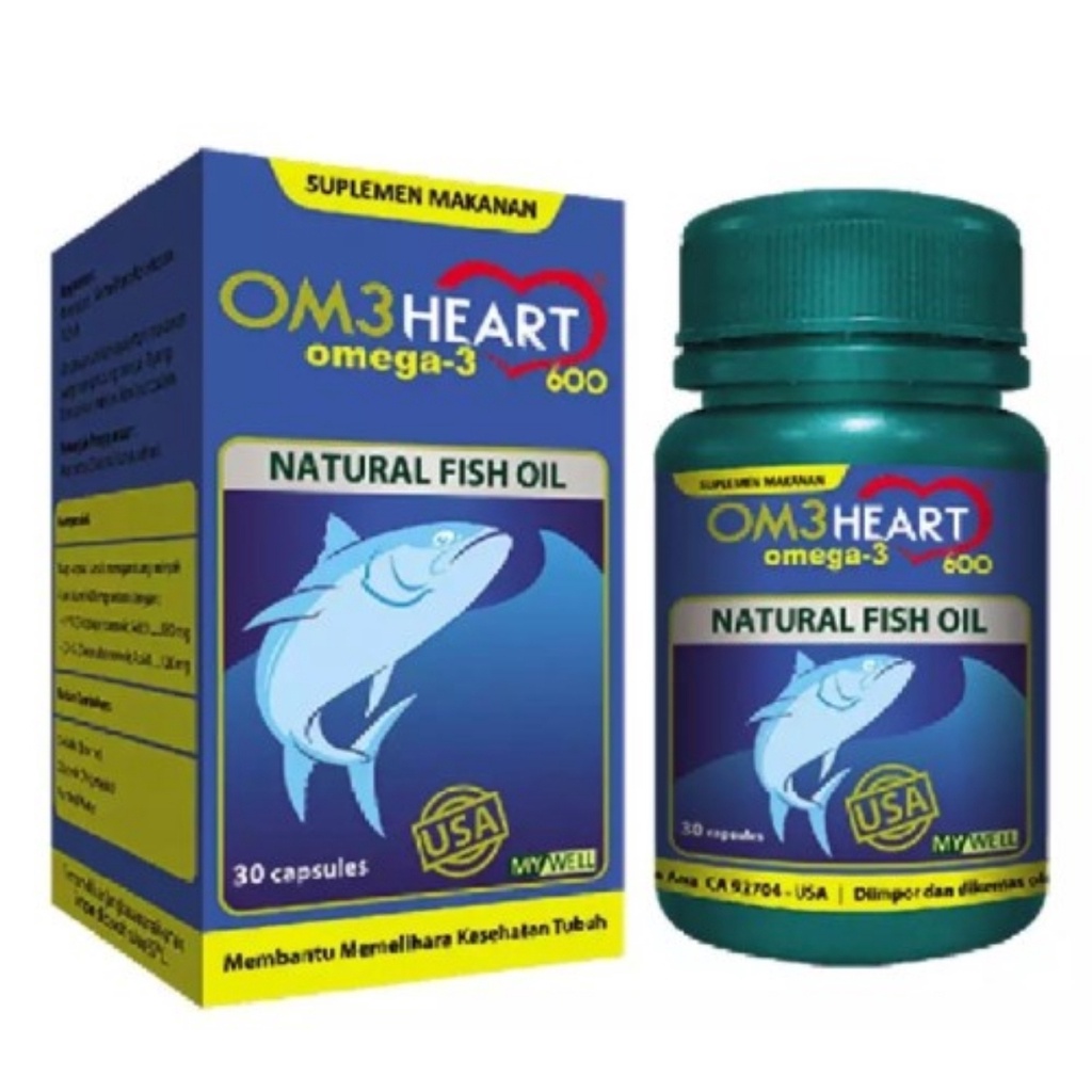 [SALE] Om3heart / Om3 Heart / Ome Heart / Omeheart isi 30 tab / 60 tab - exp 2025