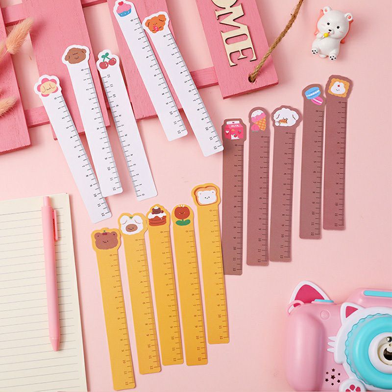 

Multifunctional Soft Ruler Cartoon Creative Bookmark