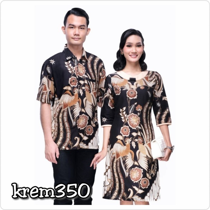 Baju couple keluarga 350 Batik fashion sarimbit pasangan dress kasual formal big jumbo xxxl