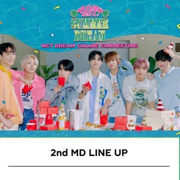 [CO PACKING] NCT DREAM FAN MEETING HOT SUMMER 2ND MD LINE UP