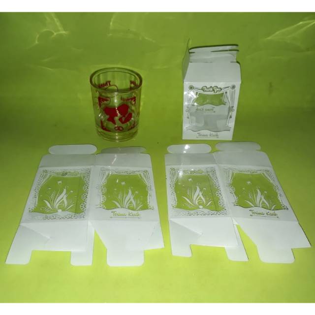 Mika souvenir gelas lu dll (50pcs)