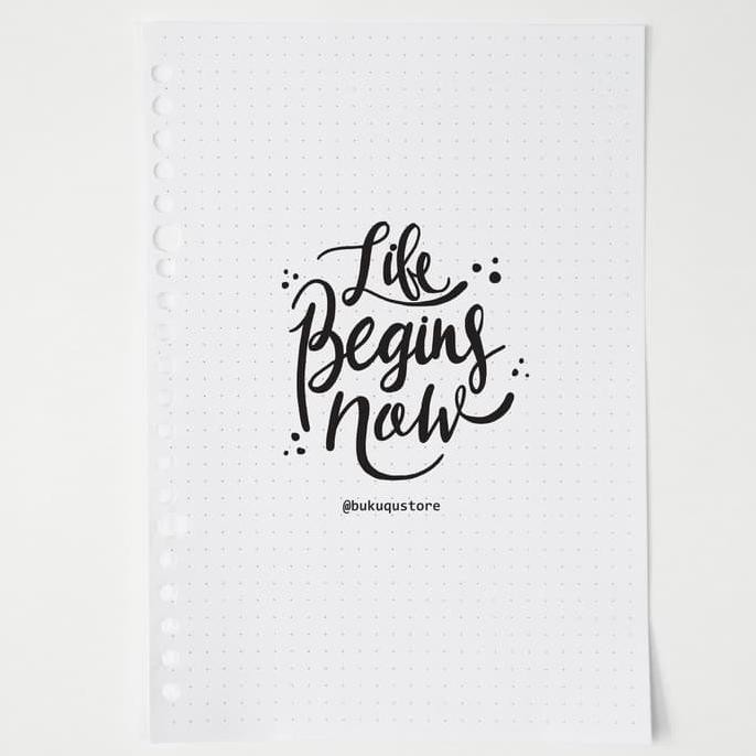 

HVS LOOSE LEAF (DOTTED) KERTAS BINDER/ ISI NOTES - (A5) 50 LBR KODE 748