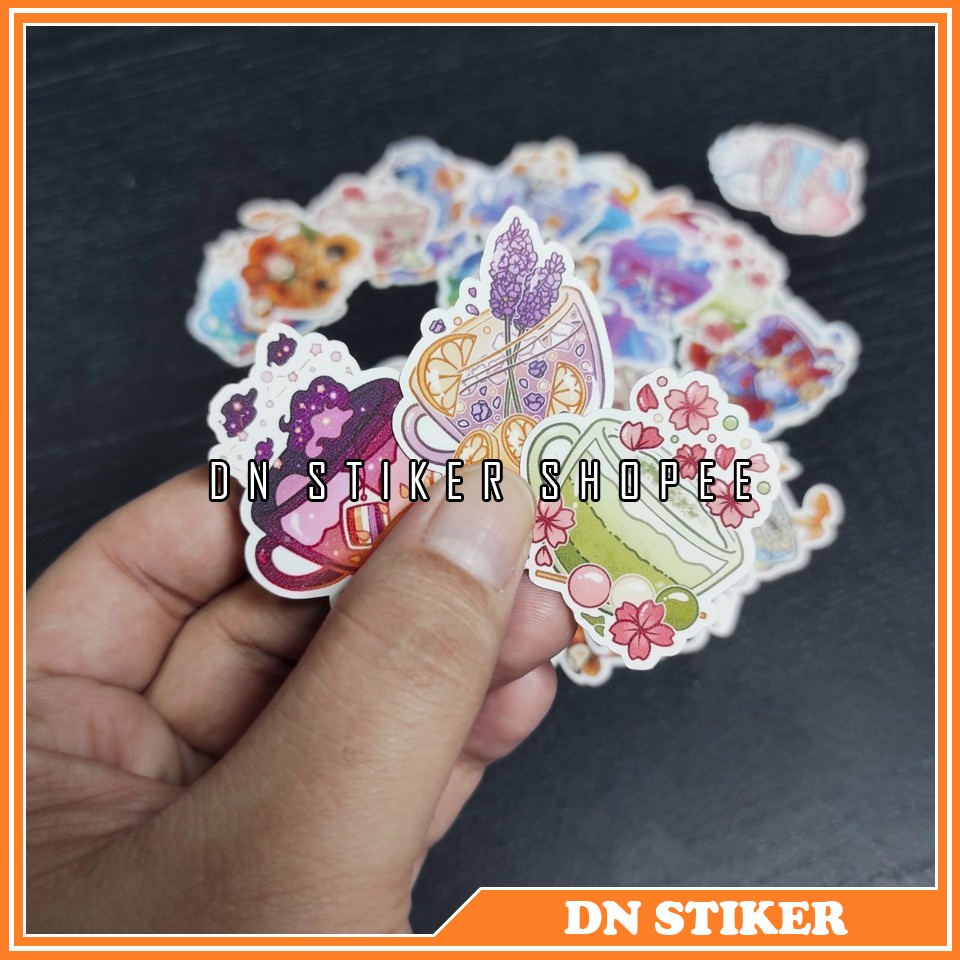 

Stiker kertas glossy aesthetic gelas 16pcs sticker accesoris gambar stiker aesthetic jurnal