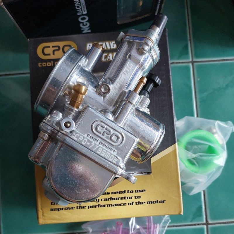 Karburator pwk 28 cpo black karbu pwk 28 cpo power jet  plus jarum pj mj  karbu pe 28  pwk 28 ngo-Pwk 28 cpo chrom