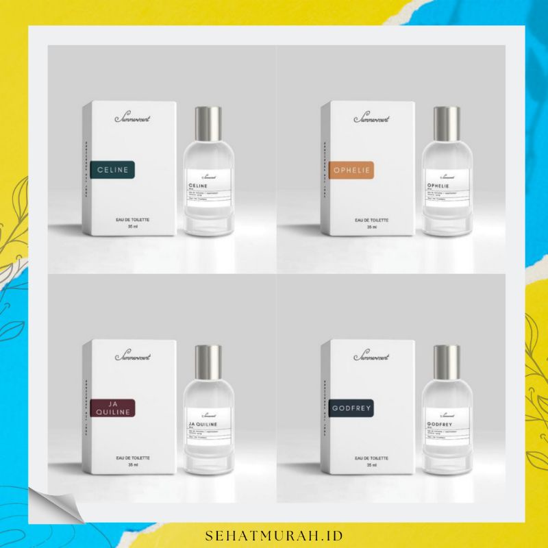Parfum Pria Wanita Zoe Summerscent Spray 35 ml Eau De Toilette Parfume Baju 35ml Minyak Wangi Viral 
