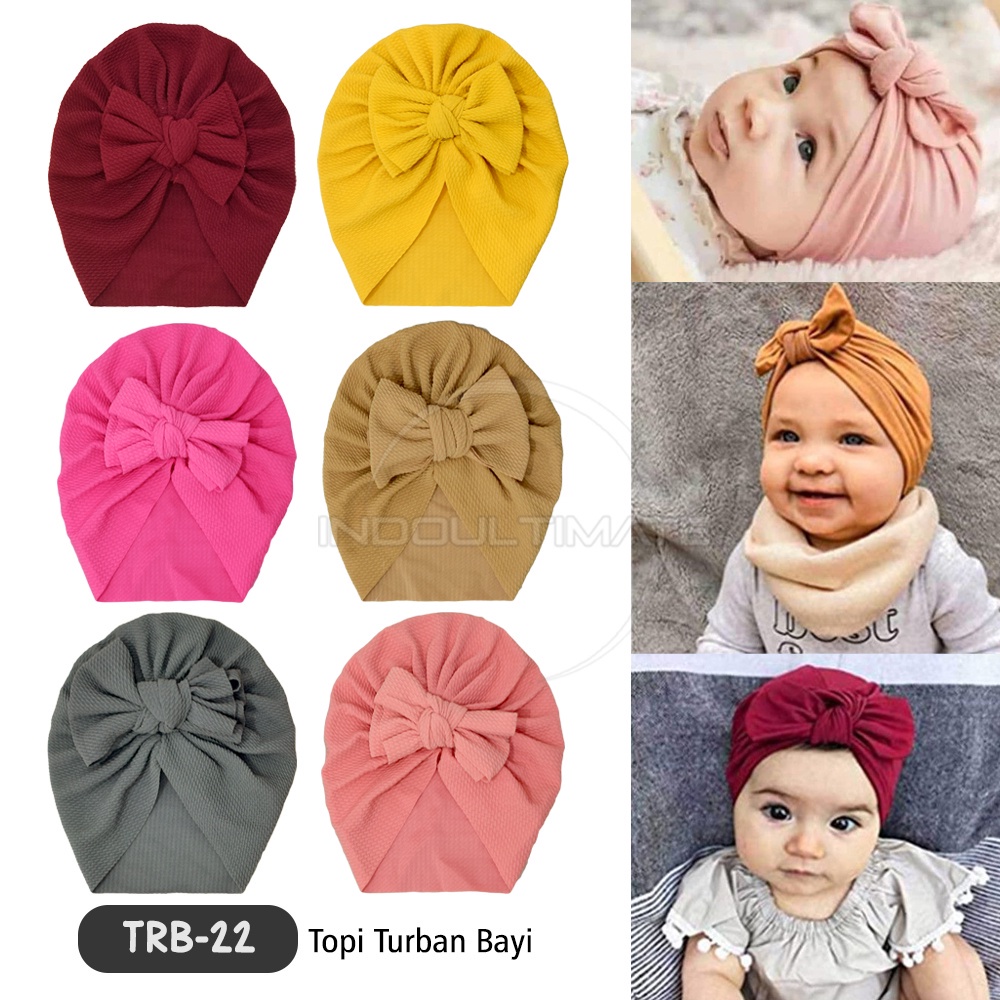 1Pcs Topi Turban Anak Bayi Perempuan PREMIUM TRB-22 kupluk Turban Kerudung Bayi Anak Perempuan Kupluk Bayi Anak Perempuan Penutup Kepala Bayi Anak Perempuan Topi Turban Anak Bayi Balita Cewek Perempuan