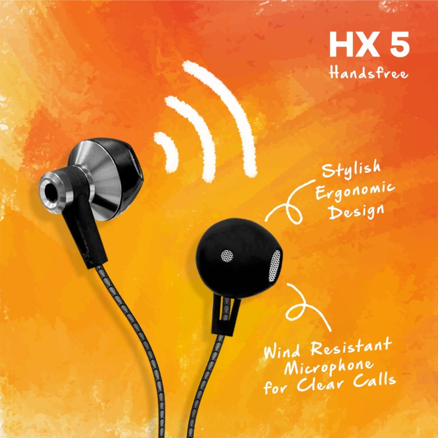 Headset Stereo I Earphone | Handsfree JETE HX5 - Garansi 2 Tahun