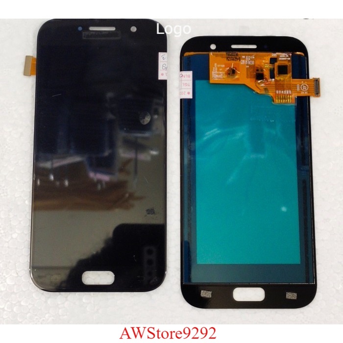 Layar Sentuh LCD TS Touchscreen Fullset Samsung A5 2017 A520 OLED2 BLACK