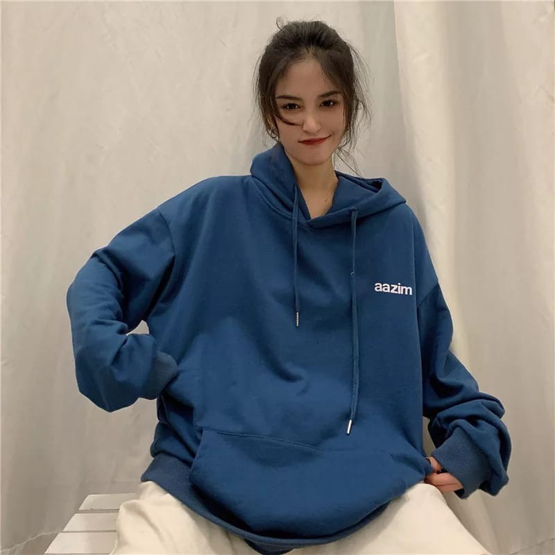Sweater Sweeter Sweter Switer Switter Suwiter Hoodie Hodie Hodi Hoode Hooddie Hoddie Hudi Hudie Pria Wanita Cowok Cewek Cewe Cowo Oversize Anime Polos Terbaru Murah Kekinian NEW YORK CITY-AAZIM NAVY
