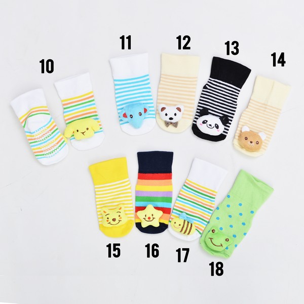 Kaos Kaki Bayi Rattle Bisa Bunyi Anti Slip M003