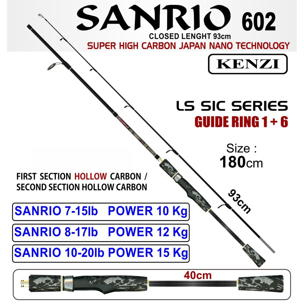 Joran kenzi sanrio 602 10-20lb