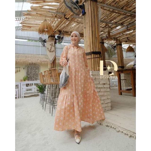 BELI SEKARANG OLLA MIDI DRESS ORIGINAL DLOVERA BAJU PESTA BAJU KONDANGAN GAMIS TERBARU GAMIS REMAJA 