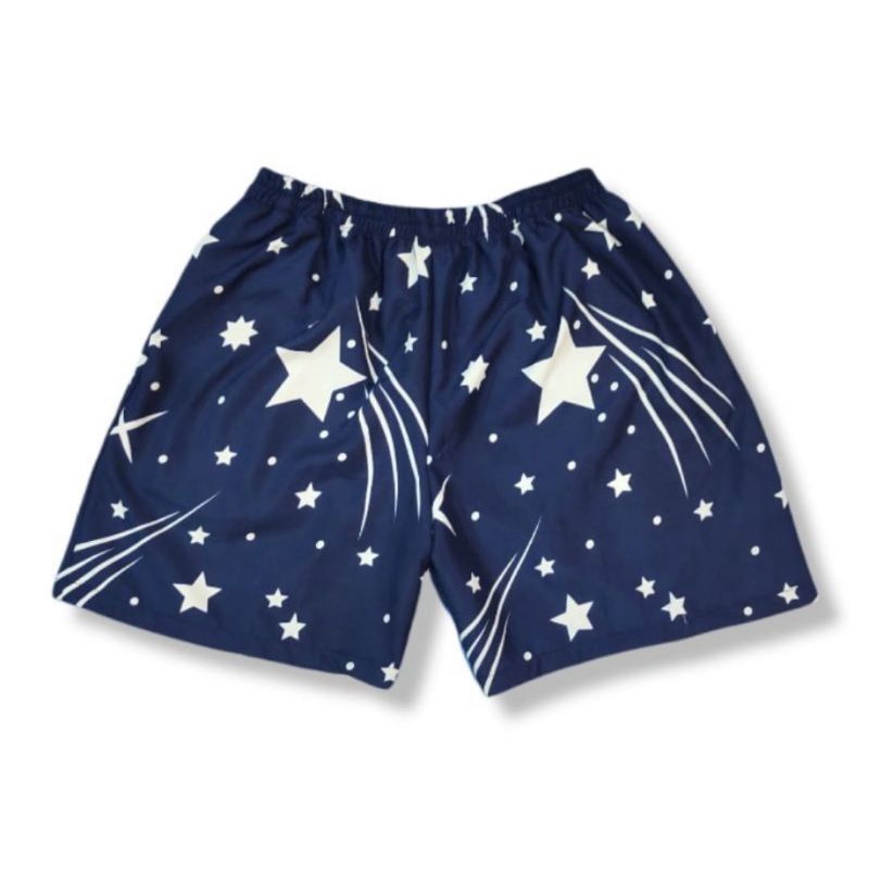 CELANA KOLOR | CELANA SANTAI | CELANA MURAH | GROSIR CELANA PENDEK BOXER PRIA / WANITA DEWASA-Bintang