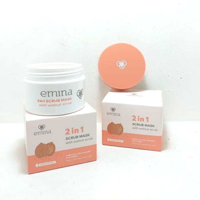 Jual EMINA SCRUB MASK 2 IN 1 50ML Shopee Indonesia