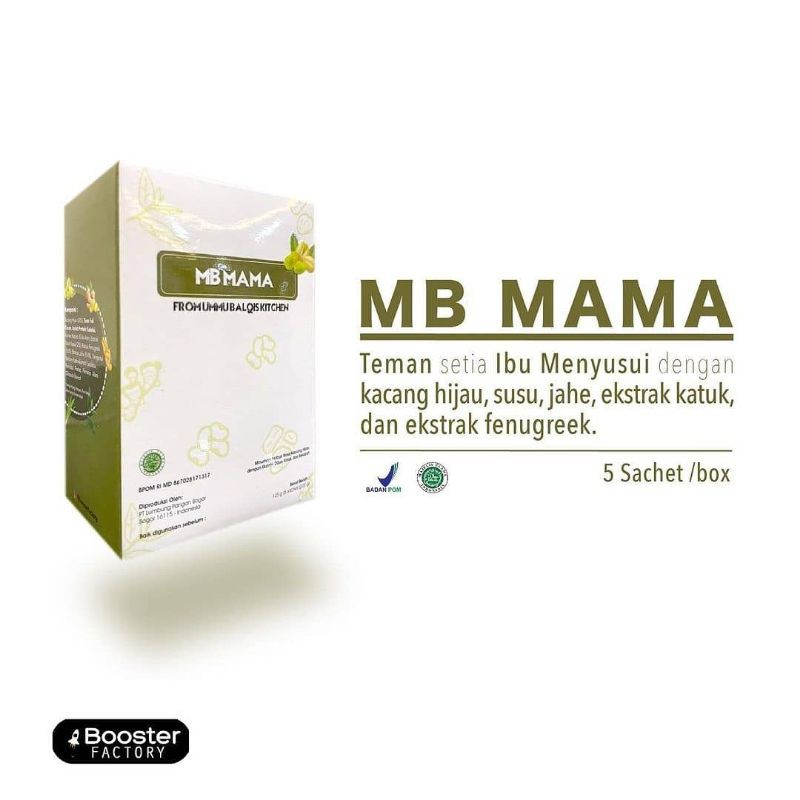 

(ready) MB Mama / Mungbean Mama (ASI Booster) Pelancar Asi by BoosterFactory ummubalqis kitchen