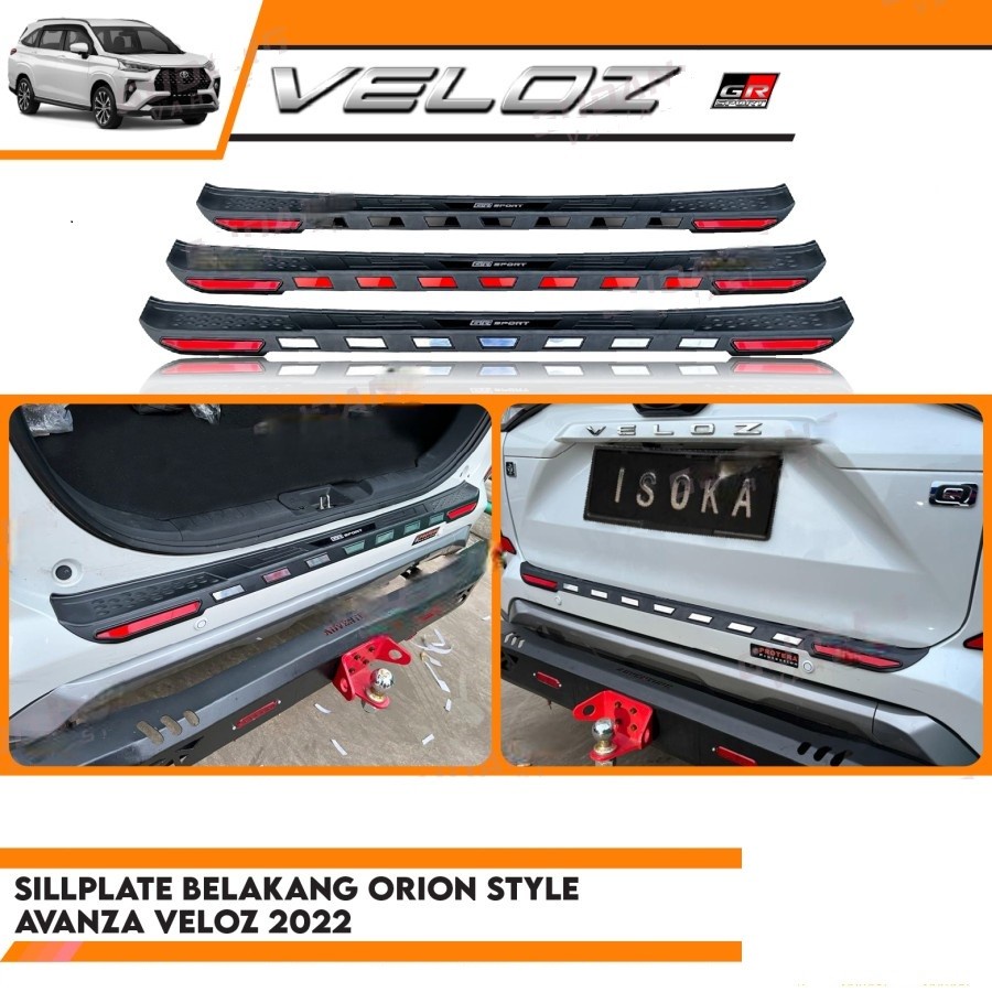 Sillplate Belakang Avanza Veloz 2022 GR Sport Presisi