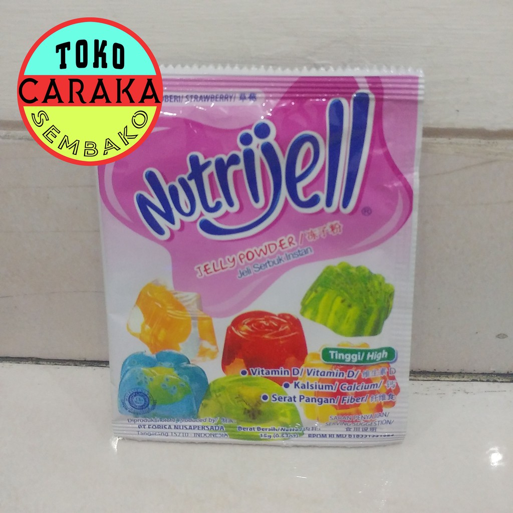 

Nutrijell Jelly Powder Rasa Stroberi / Strawberry - 15g