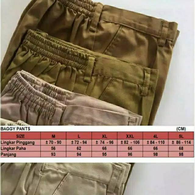 Celana Baggy Pants American Drill Impor Great A