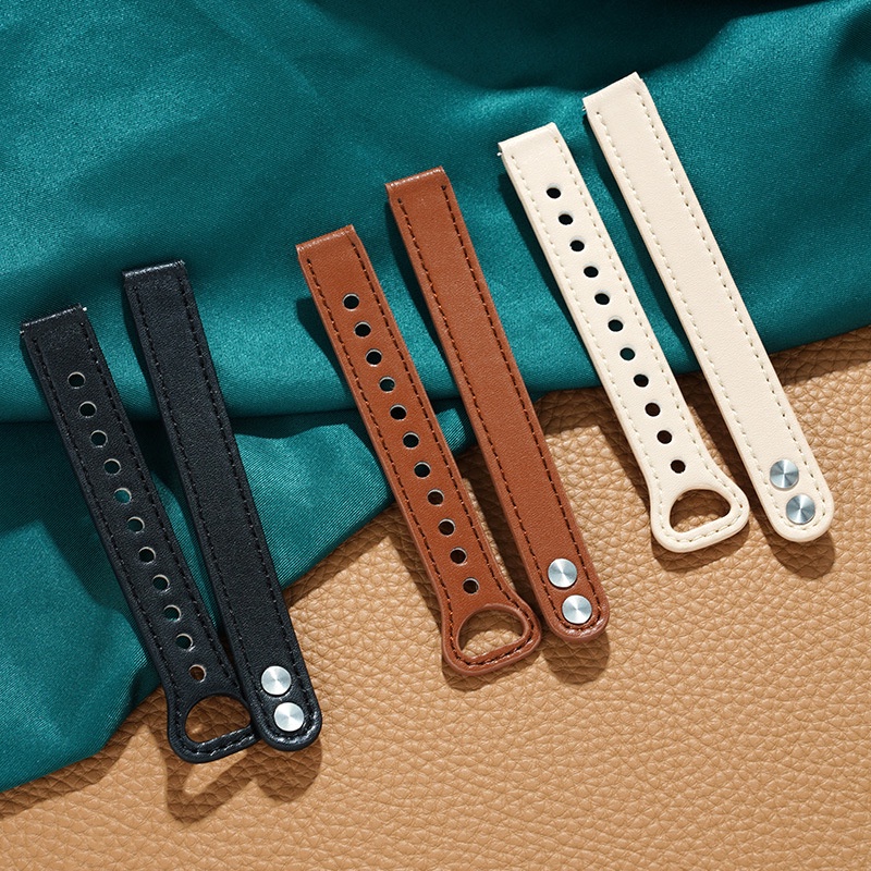 Leather Strap Miband 3 4 5 6 Xiaomi Mi Band Soft Replacement Strap