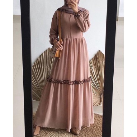 OD Baju Muslim Wanita Terbaru 2021 Gamis Maxi Dewasa Remaja moscrep Murah Kondangan Brokat Kekinian