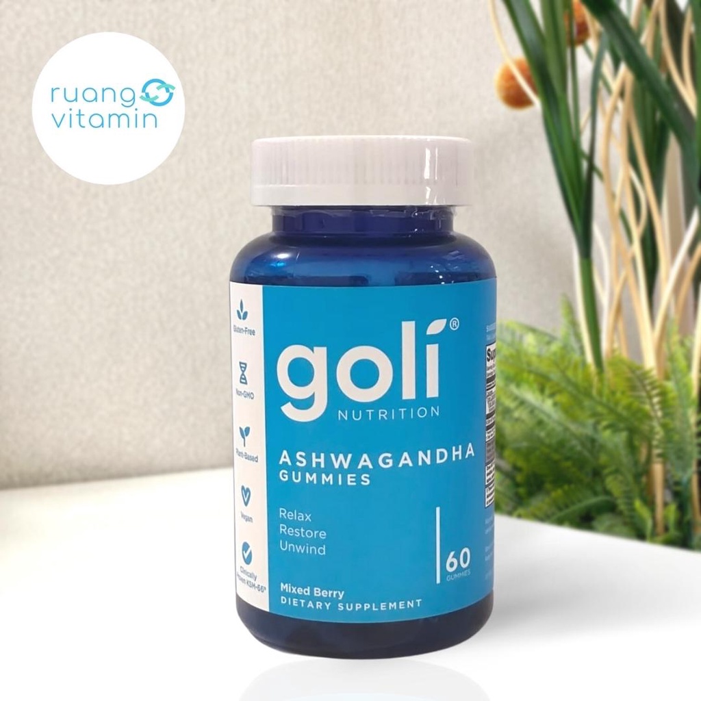 Jual GOLI NUTRITION Ashwagandha Gummies | Shopee Indonesia