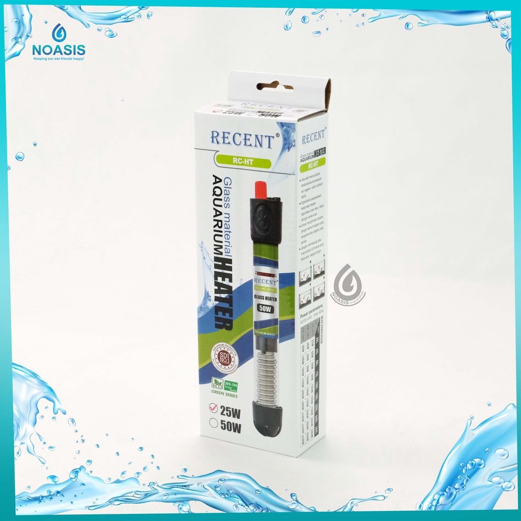 PEMANAS AIR HEATER AQUARIUM AQUASCAPE RECENT 25 , 50 , 75 100 WATT