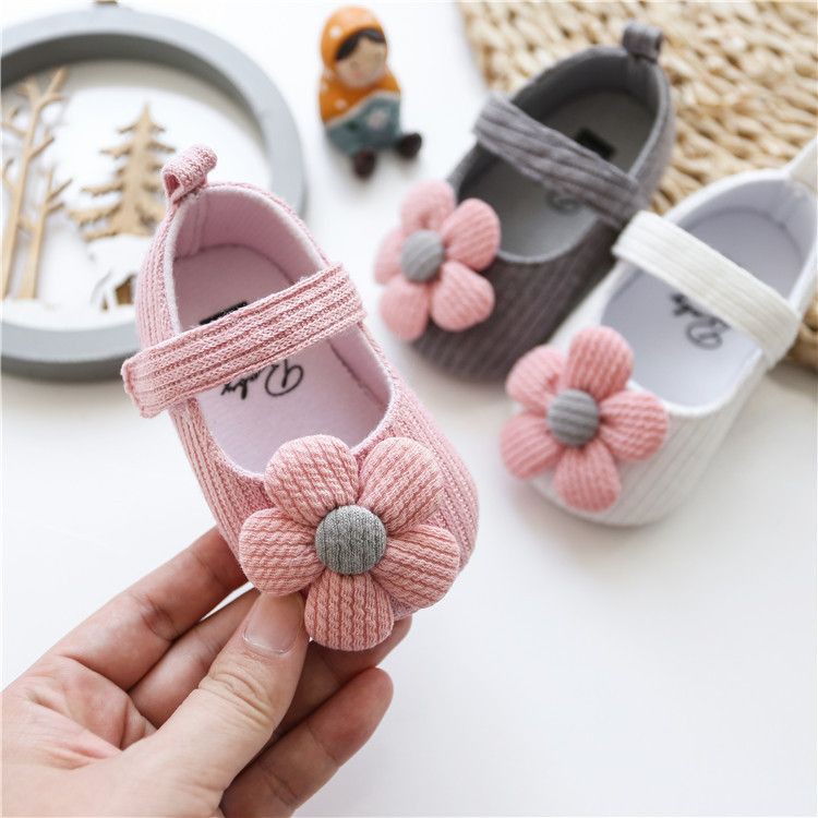 SEPATU BAYI MOTIF BUNGA CANTIK IMPORT KOREA 0-18 BULAN / PREWALKER BAYI sepatu bayi lucu IMPORT sepatu baby girl