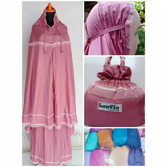 MUKENA TRAVELING JUMBO PARASUT CANTIK BANYAK WARNA MUDAH