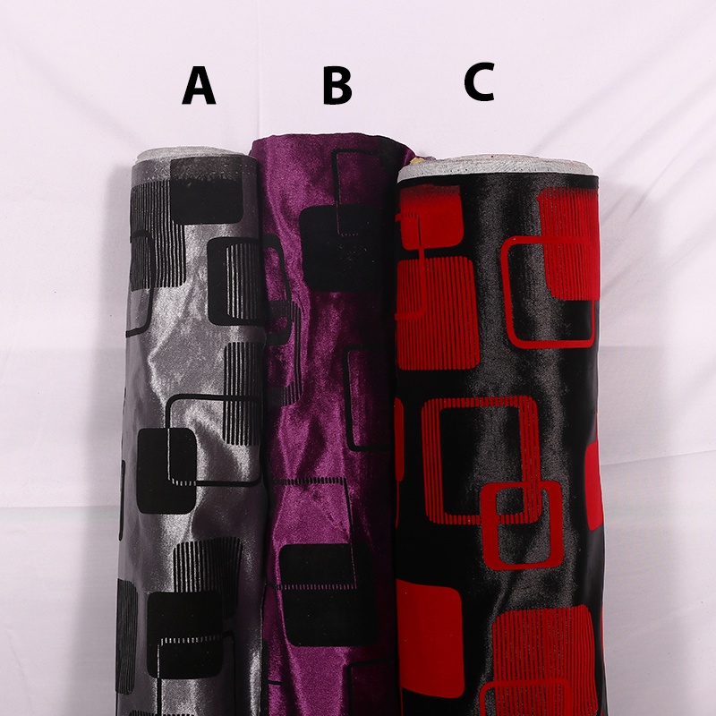 Kain Sofa Flocking motif kotak