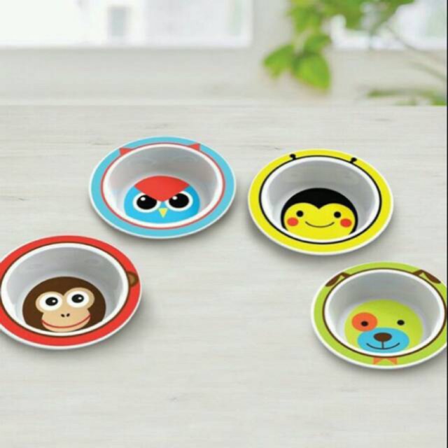 BABY SAFE Baby Bowl Motif Hewan SK001 &amp; SK002 (Mangkok Piring Makan Mpasi Anak Bayi)